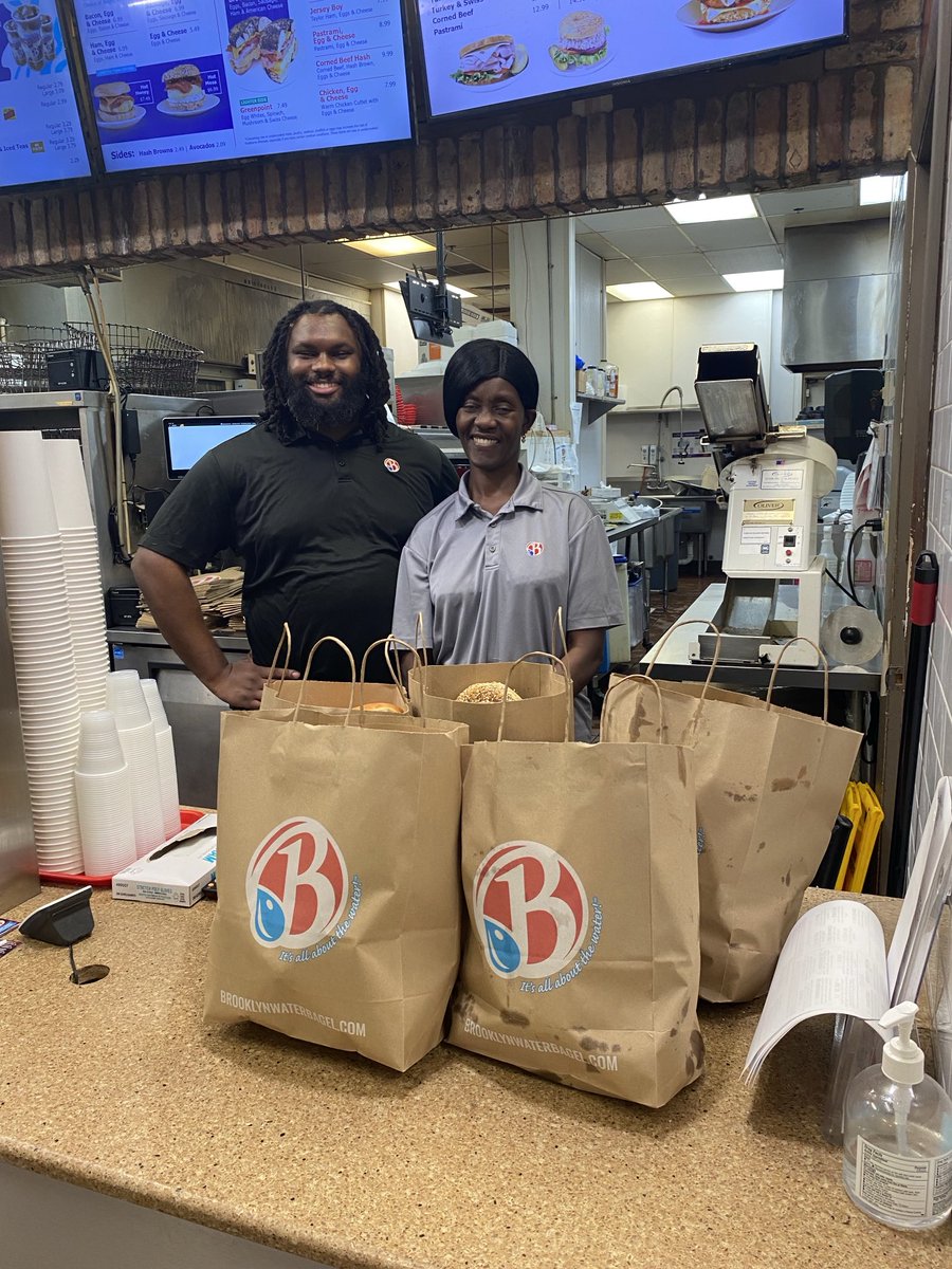 Thank you Ms. Susie and Mr. Lewis <a href="/bklynwaterbagel/">Brooklyn Water Bagel</a> on Lake Worth Road for going above and beyond to help us recognize our teachers at Benoist Farms Elementary for Teacher Appreciation Week.