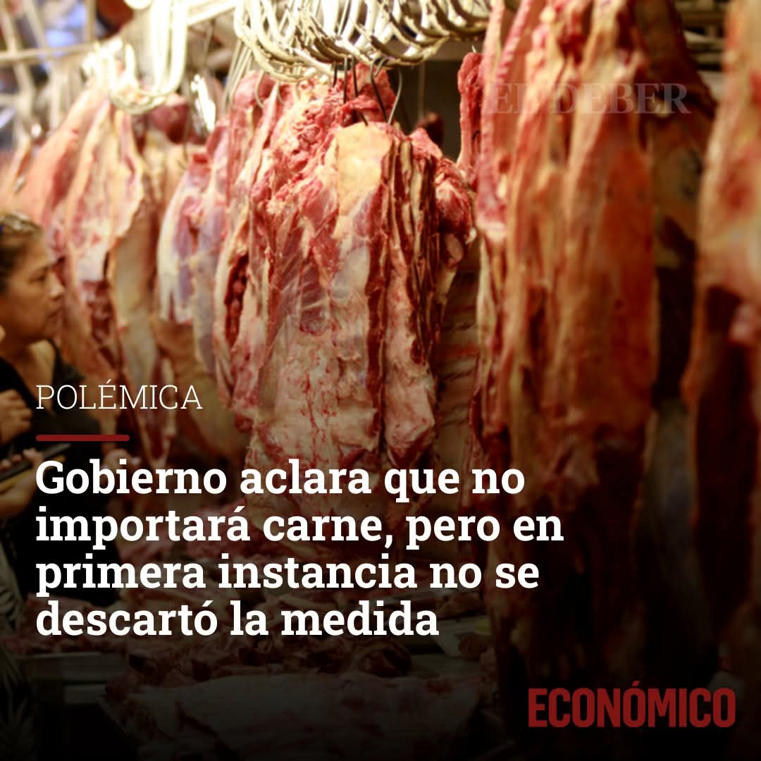 El anuncio de la importación de carne argentina que hace el gobierno centralista del MAS, solo confirma su permanente ataque al sector productivo y su incapacidad por dar soluciones a la crisis que vive el país. 
¿Por qué quieren generar competencia contra el sector ganadero