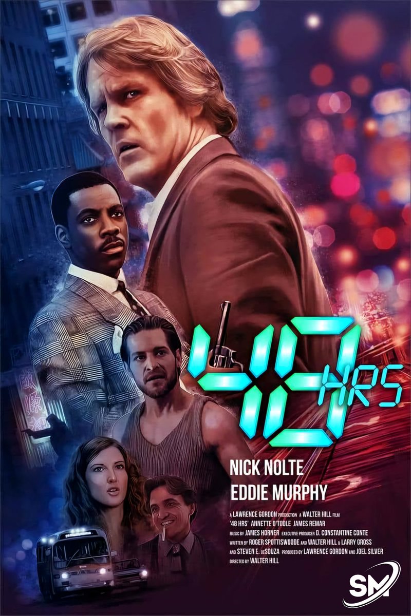 britmedia2000's tweet image. 48 HRS
(1982)

A hard-nosed cop reluctantly teams up with a wise-cracking criminal temporarily paroled to him in order to track down a killer

REF: SM/48HRS/CONCEPT/002
#EddieMurphy #48HRS #ConceptPoster