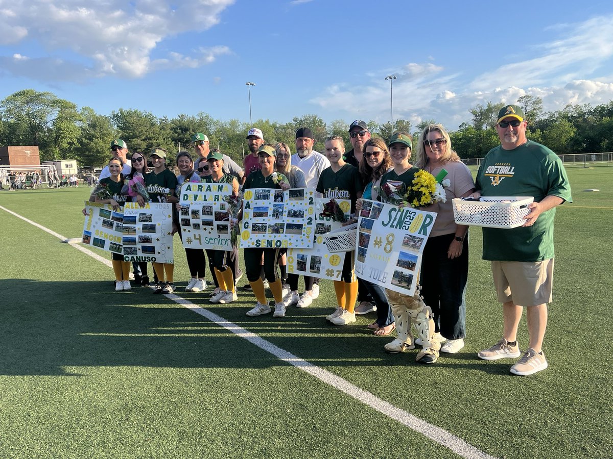 Audubon Softball Senior Night: Congrats guys and good luck in the future.