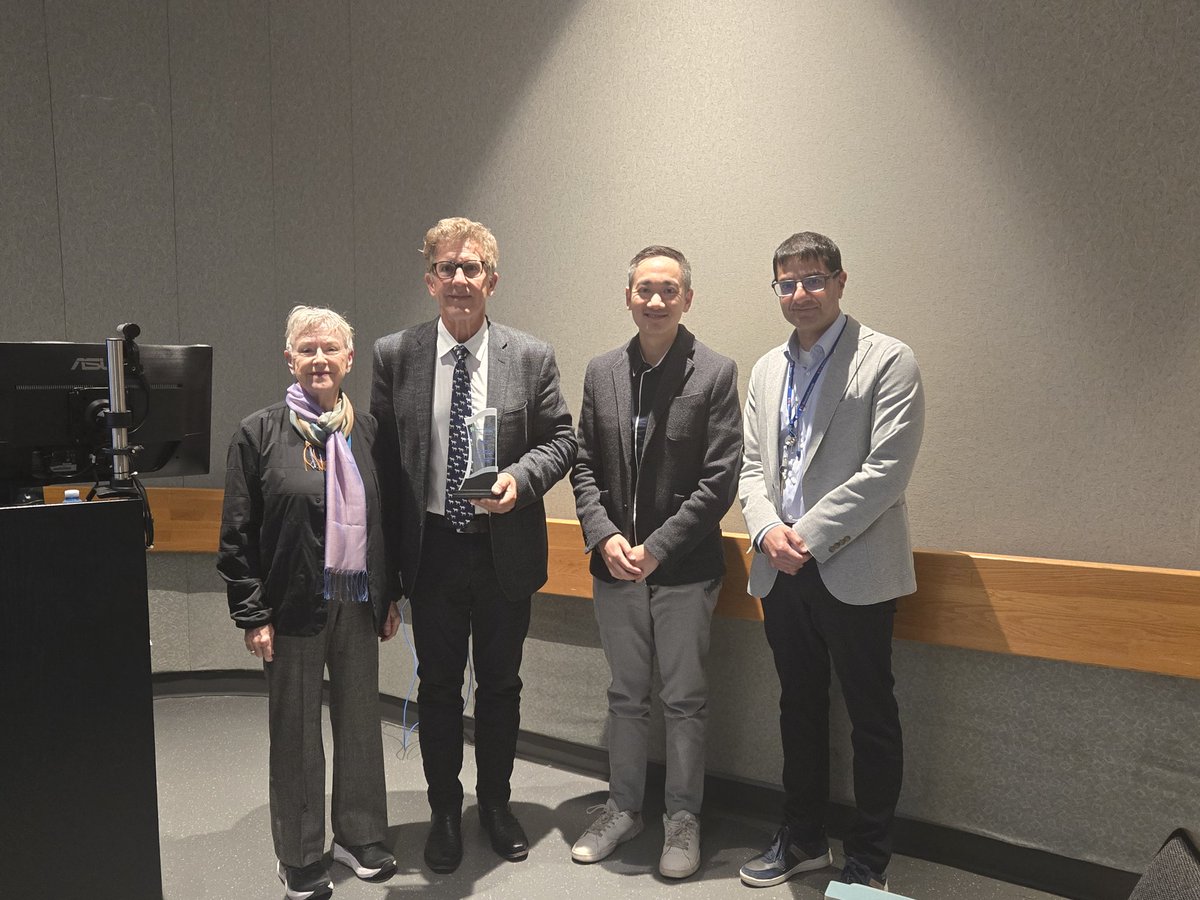 arjun sahgal (@sahgalarjun) on Twitter photo We were privileged today <a href="/Sunnybrook/">Sunnybrook Health Sciences Centre</a> to host the legendary <a href="/BobTimmermanMD/">Robert Timmerman</a> as our Alon Dembo Visiting Professor. We were stimulated by his thought provoking talk on the adaptive Pulsar approach, and his unique ability to bring biology to technology and new concepts to SBRT/SABR. We were privileged today <a href="/Sunnybrook/">Sunnybrook Health Sciences Centre</a> to host the legendary <a href="/BobTimmermanMD/">Robert Timmerman</a> as our Alon Dembo Visiting Professor. We were stimulated by his thought provoking talk on the adaptive Pulsar approach, and his unique ability to bring biology to technology and new concepts to SBRT/SABR.