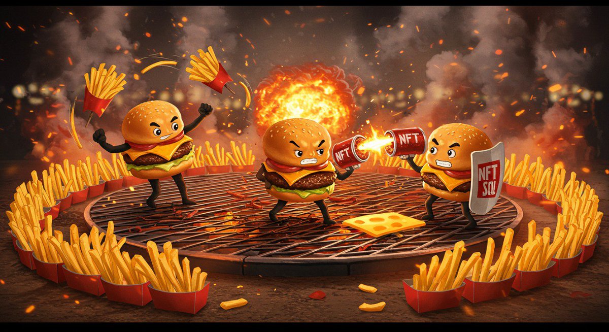 SimoneBevi02's tweet photo. The website isn’t just where you mint.
It’s where the BurgerVerse lives.
Every corner is styled like a fast-food sci-fi adventure.
Mobile-ready. Sauce-powered.
Enter the grill → https://t.co/khb8XkMnFM
#NFTBURGER #UXInWeb3 https://t.co/BZXnNs0tA3