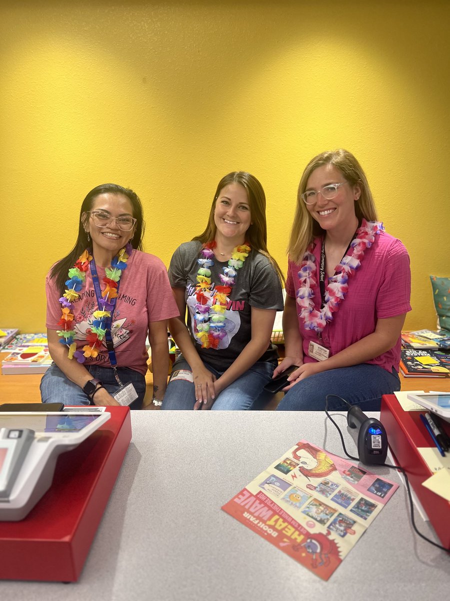 Thank you to our wonderful PTA friends for all their help and support with this week’s book fair! We have the best PTA in town!!!❤️ ⁦<a href="/harmonyecisd/">Harmony Hawks</a>⁩  #Ecreads