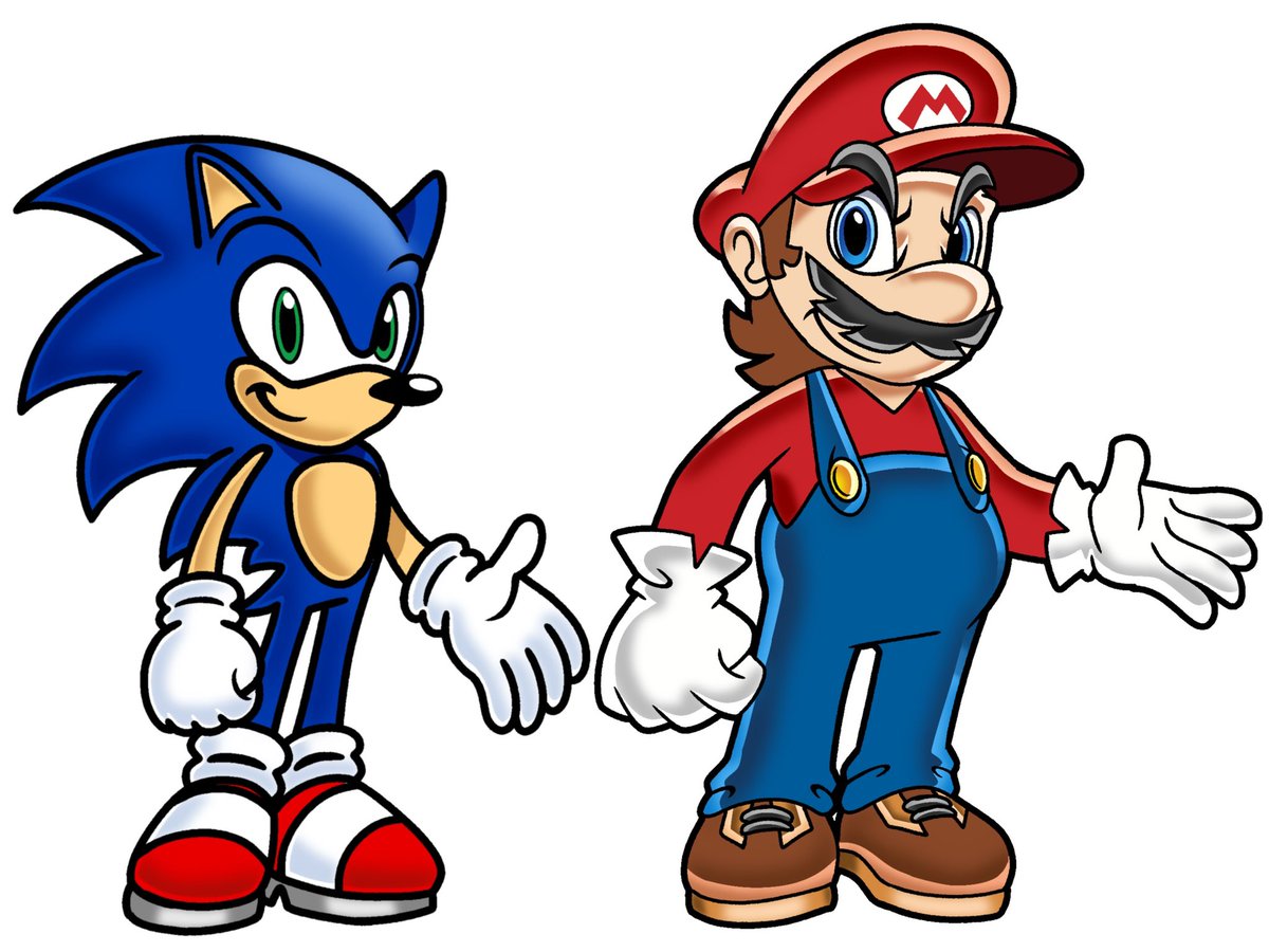 theGalaxyToony's tweet image. Wanted to swap around Sonic and Mario’s styles
#SonicTheHedgehog #SuperMario #styleswap
