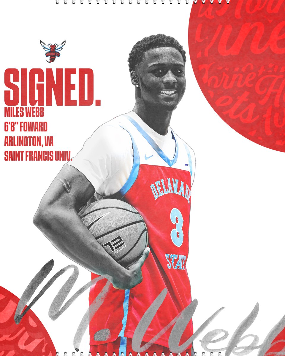 DSUMBB's tweet image. Officially a Hornet! We Are Proud to Welcome Miles Webb to the Nest‼️