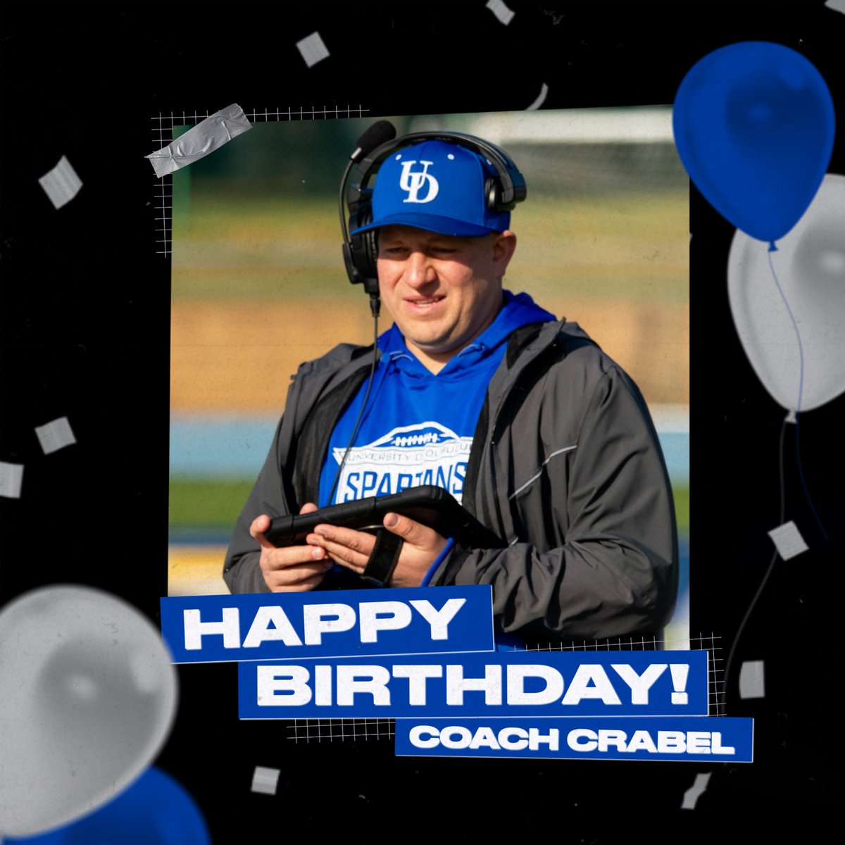 Spartan Football (@dubuquefootball) on Twitter photo Join us in saying happy birthday to Coach Crabel!! 
#DAT // #SHIELD Join us in saying happy birthday to Coach Crabel!! 
#DAT // #SHIELD