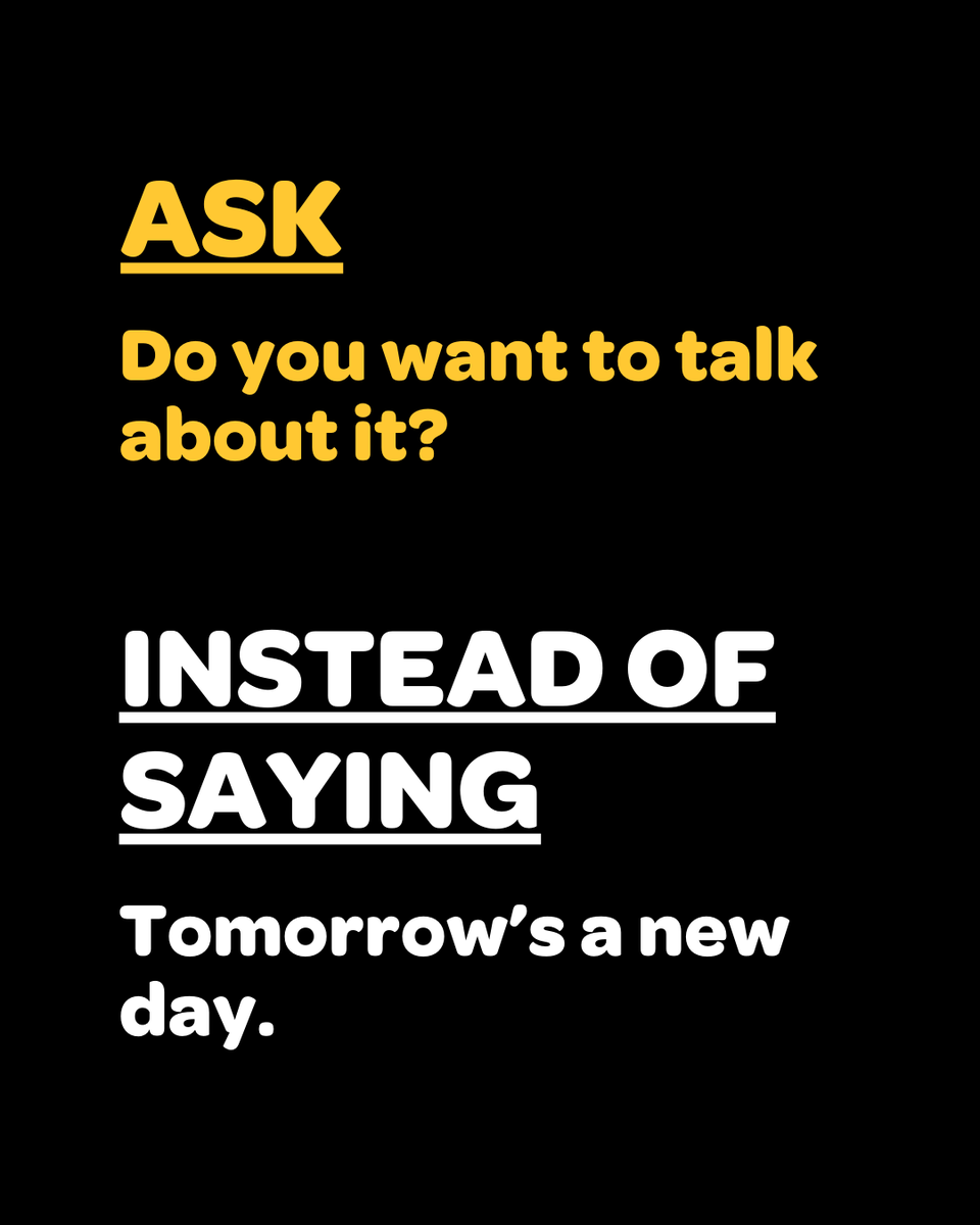 The stress or struggles someone is facing don't disappear at the start of a new day.
Saying such things can come across as dismissive. Instead, encourage them to talk about what they're going through. Getting things off your chest is a lot more helpful than relying on a new day.