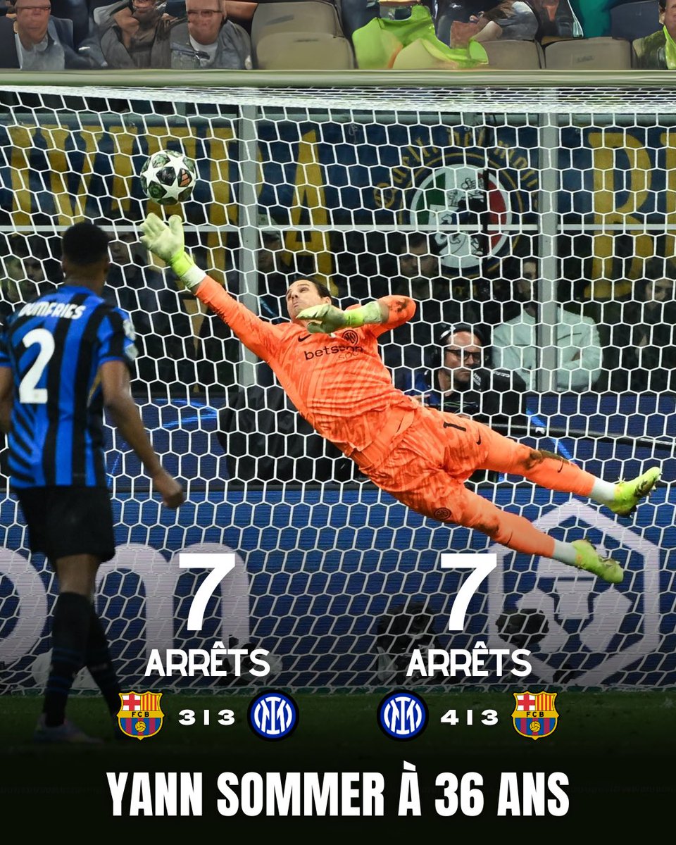 📢🇪🇺 INTER 4–3 BARÇA (a.p)

💬 Une des plus grandes confrontations de l’histoire ❓

#InterBarça