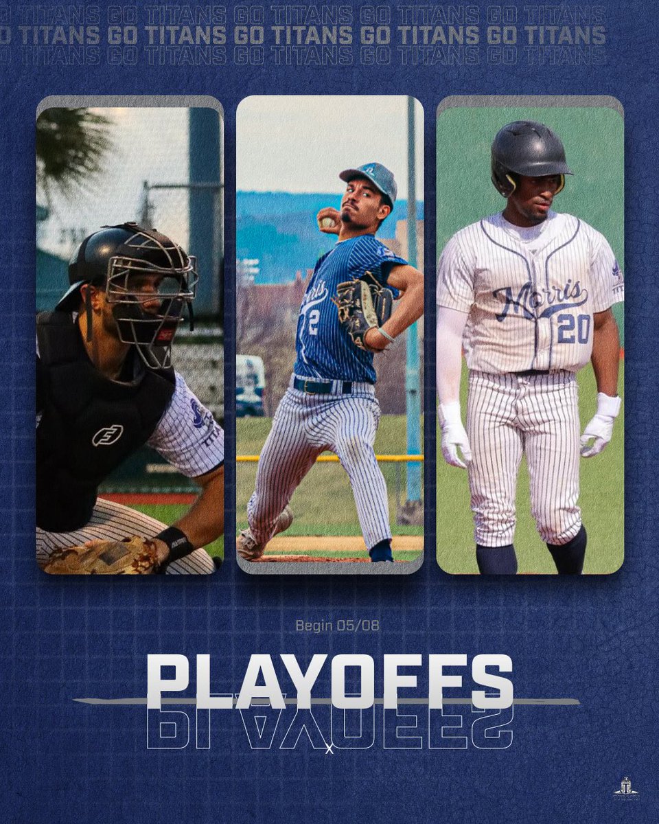It’s about to be go time! The Titans start the region final four playoffs Thursday, May 8th! #ccmbaseball