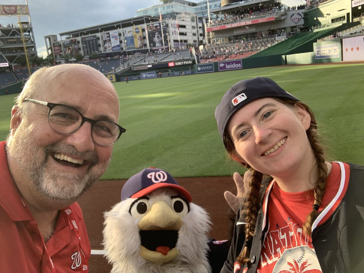 Neal Denton ๐ป (@nealdenton) on Twitter photo Great way to spend a Tuesday is DOUBLEHEADER at <a href="/Nationals/">Washington Nationals</a> Park. Great to see <a href="/_nats86/">Val</a>, <a href="/Dcwash1/">D. C. Washington</a> and <a href="/ScreechTheEagle/">SCREECH</a>. Ps - $5 beer and hotdogs too. If I had a tailโฆitโd be wagginโ. #retirement Great way to spend a Tuesday is DOUBLEHEADER at <a href="/Nationals/">Washington Nationals</a> Park. Great to see <a href="/_nats86/">Val</a>, <a href="/Dcwash1/">D. C. Washington</a> and <a href="/ScreechTheEagle/">SCREECH</a>. Ps - $5 beer and hotdogs too. If I had a tailโฆitโd be wagginโ. #retirement