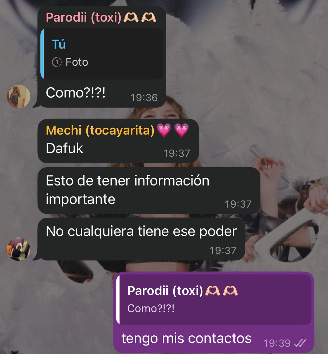 yo consigo y me entero de todo