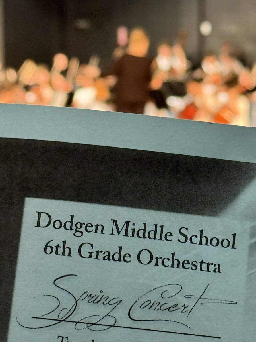 6th grade spring orchestra concert.  They have come so far!!  Bravo!