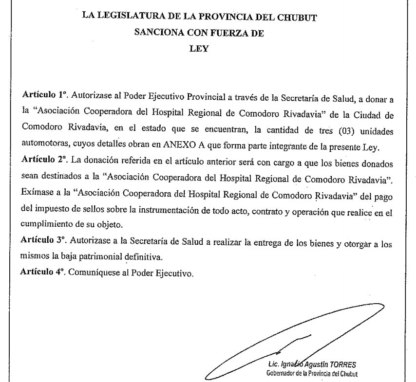 #Chubut  va a tomar deuda por 600millones de dólares, pero para el hospital de #Comodoro hay solo 3 ambulancias en desuso q "se donan en el estado en que se encuentren".
🤡Ahora resulta que el estado te dona cosas y encima malas.
¿A dónde va toda la plata del nuevo endeudamiento?