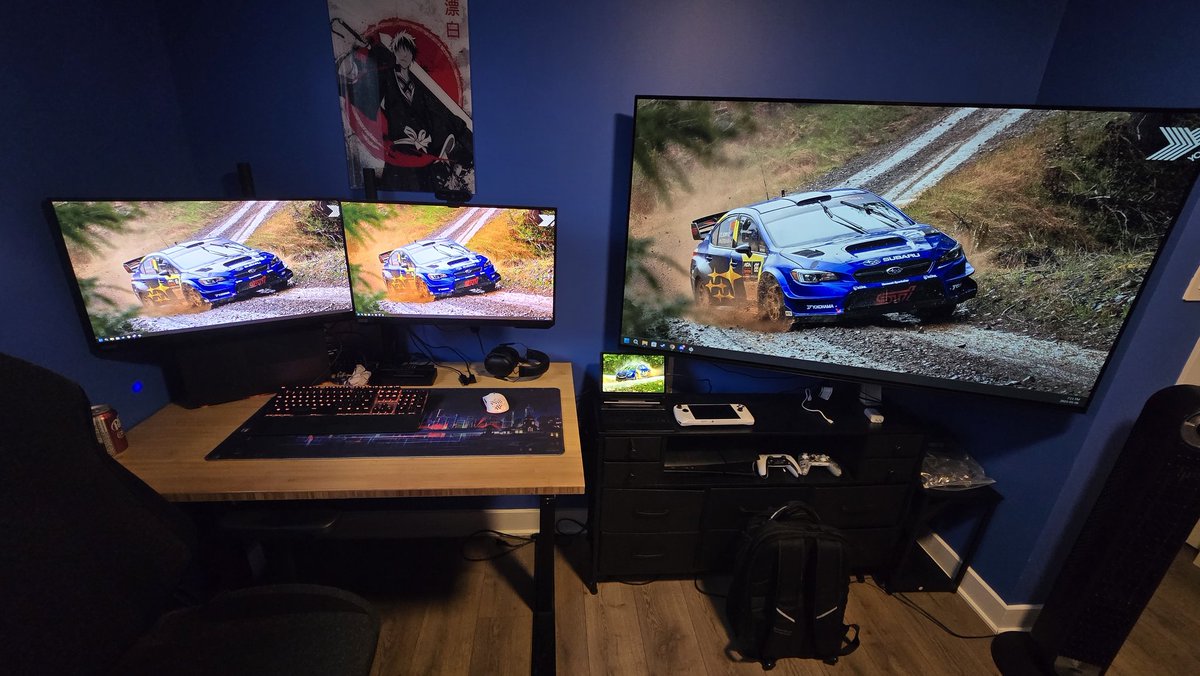 Shifted some stuff around and remade my setup. Pretty stoked with how it came out.