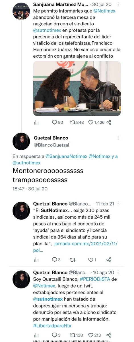 SUTNOTIMEX tweet media