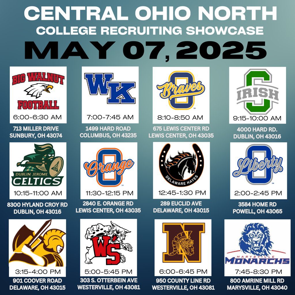 andrew_balas9's tweet image. Can&apos;t wait to participate in the showcase tomorrow at 8:10am! 
@OHSBravesFB