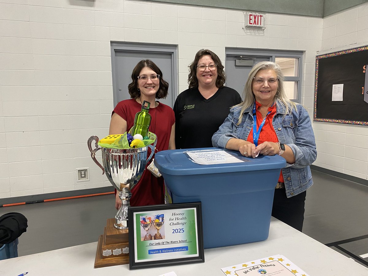 Huge congrats to Our Lady of the Rivers School on  winning “The Healthy Cup”