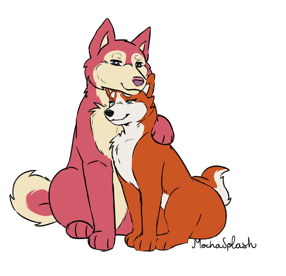 Patron sketch by <a href="/MochaSukii/">Suki</a> 

Me and <a href="/PitchPine21/">Pitch Pine</a> huddling up sweetly.

Even NSFW artists need some wholesome in their life, trust me.