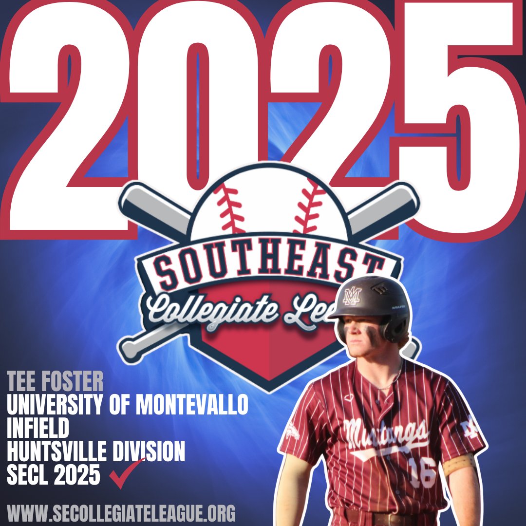 SECollegiate League (@secollegiatelge) on Twitter photo 🔒 INVITE ACCEPTED 🔒
⚾️ Tee Foster ( <a href="/TeeFoster16/">Tee Foster</a> )
🏫 University of Montevallo
📍 Huntsville Division
Are you in?
➡️Request your spot:
secollegiateleague.org 🔒 INVITE ACCEPTED 🔒
⚾️ Tee Foster ( <a href="/TeeFoster16/">Tee Foster</a> )
🏫 University of Montevallo
📍 Huntsville Division
Are you in?
➡️Request your spot:
secollegiateleague.org