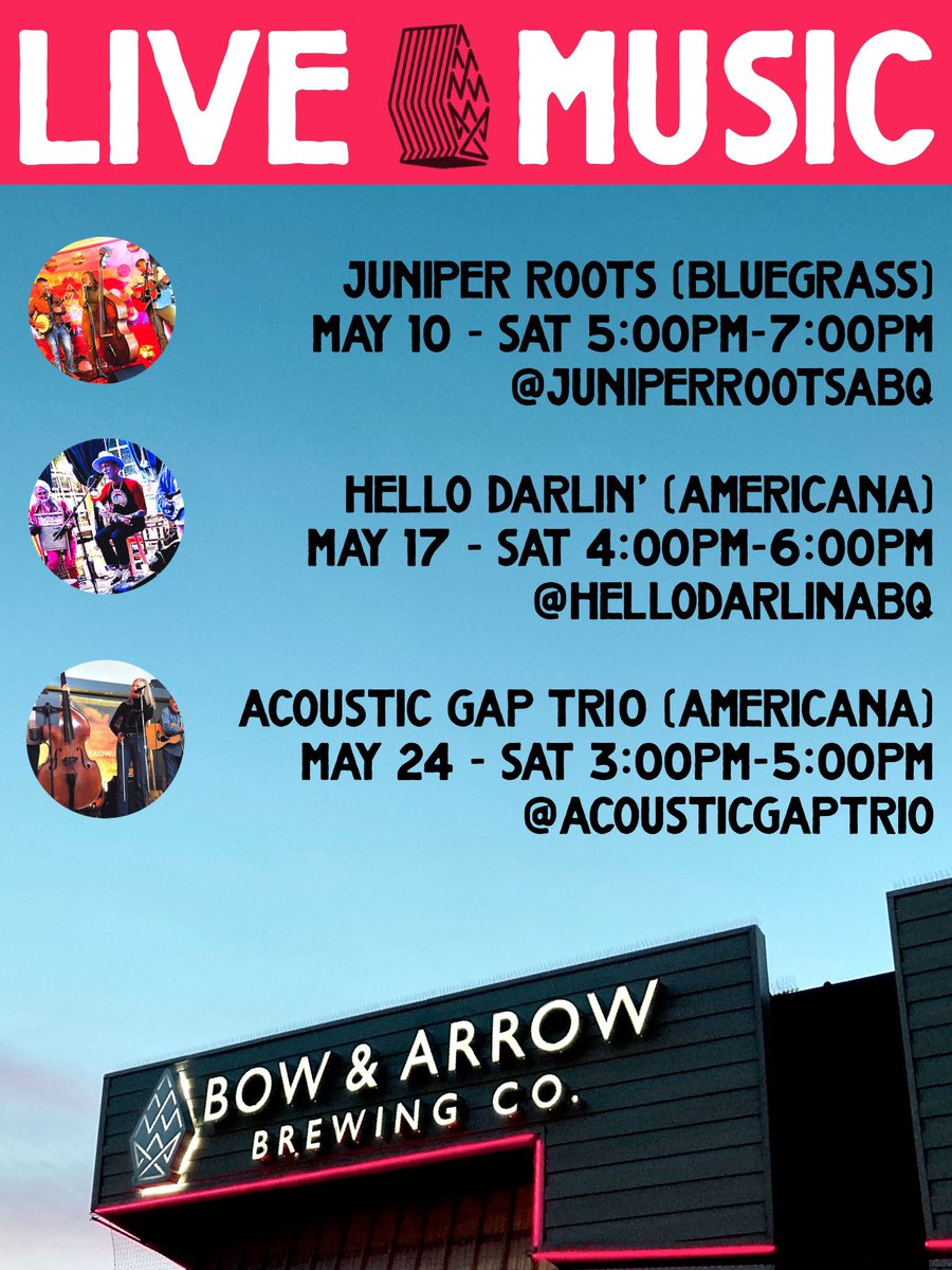 Two rad events this Saturday:
1) Mothers Day Market 12-5pm
2) Live Bluegrass 5:30-7:30pm
#ABQ #brewery #MothersDay2025