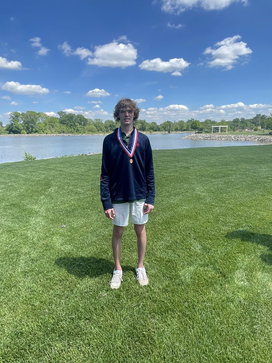 FarmGolf's tweet image. JV had a solid showing in the GAC North Conference Tournament. We shot a 378 as a team. Scores included Louie Gerst 96, Abe Larrew-85, Will Hackmann-90, and Mason Bextermueller-107. Abe(7th), Will(9th), and Louie(10th) earned medals for their performance today. Good work today!