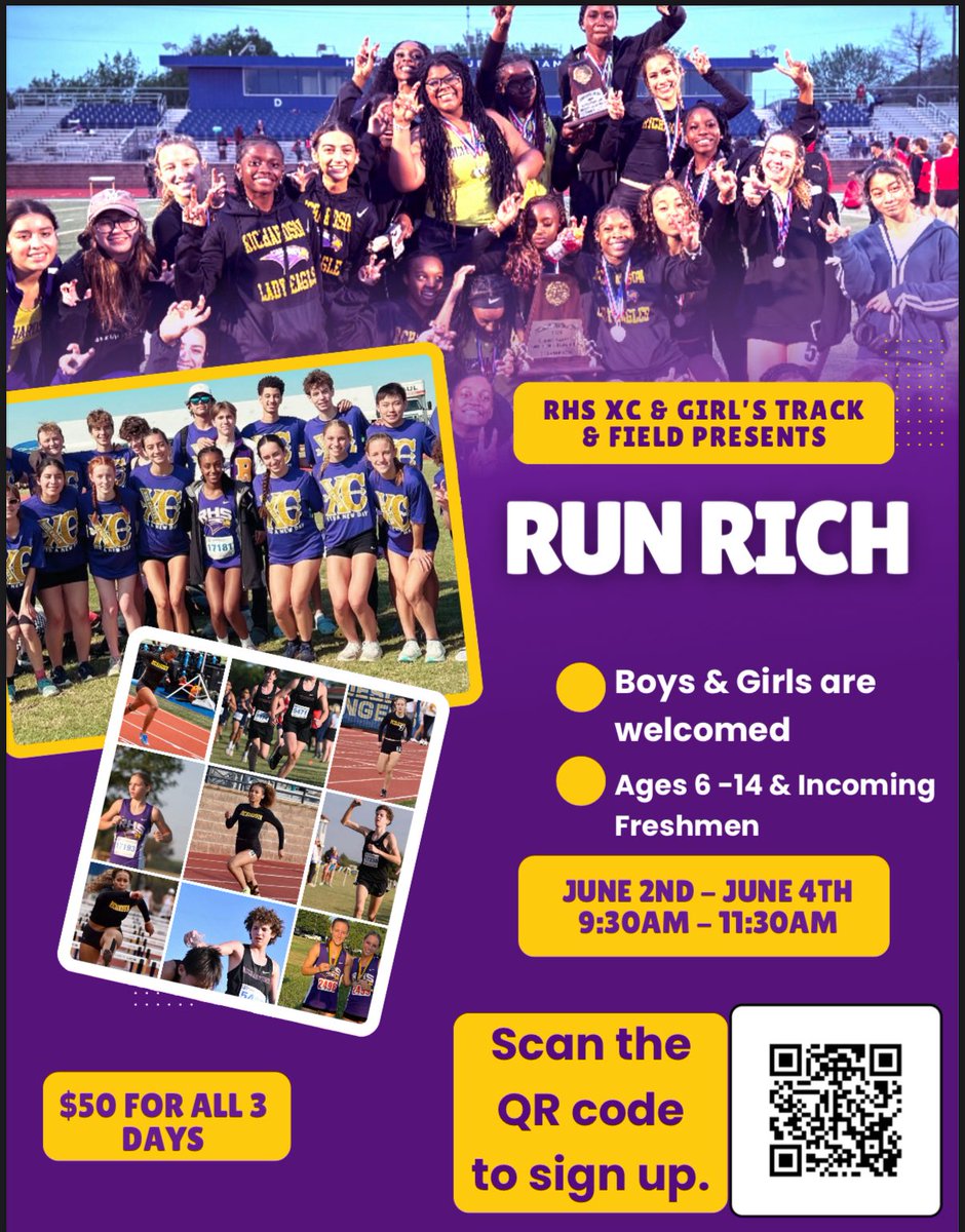 We are having some issues with the QR Code. 

Please use the link below to sign up for our Summer Camp👇🏾👇🏾🥳

rhsabc.membershiptoolkit.com/packet/2633642…