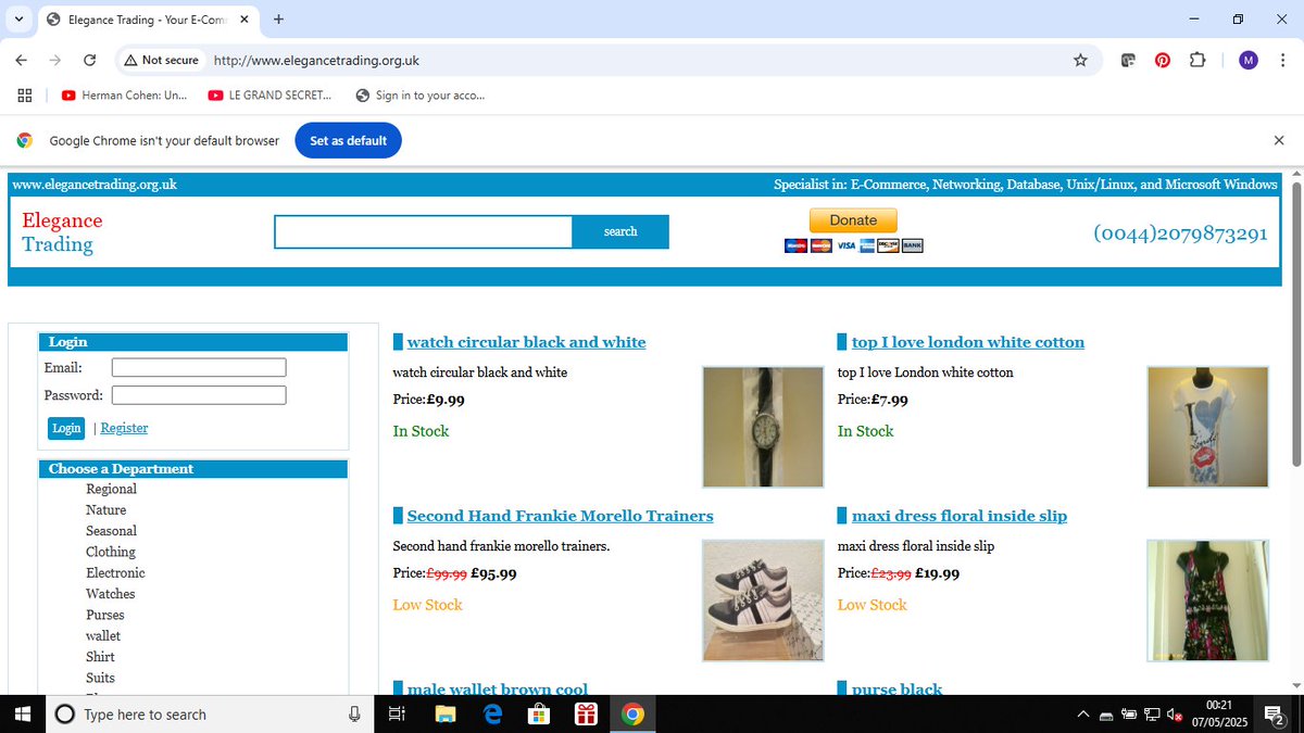 We help businesses and individuals invest in:
  . E-Commerce Platforms
  . Content Management System (CMS) Websites
  . Static Websites
elegancetrading.org.uk