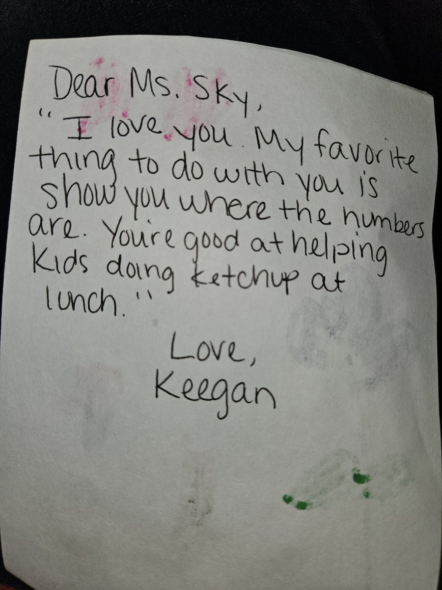 Summer Alonso (@ssralonso) on Twitter photo My daughter is dictating appreciation notes to her #gisdprek teachers and their aides. I just ❤️ how kids appreciate the little things. 😆🙃 <a href="/LibbyRatliff/">Libby</a> <a href="/ChasityDBass/">Chasity Bass</a> <a href="/SES_Eagles/">Shorehaven ES</a> My daughter is dictating appreciation notes to her #gisdprek teachers and their aides. I just ❤️ how kids appreciate the little things. 😆🙃 <a href="/LibbyRatliff/">Libby</a> <a href="/ChasityDBass/">Chasity Bass</a> <a href="/SES_Eagles/">Shorehaven ES</a>