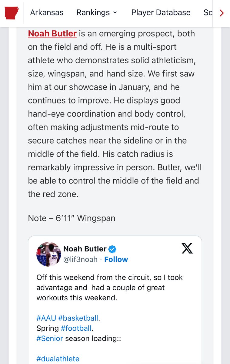 lif3noah's tweet photo. Thank you for the write up! @coltonedwardsFB 
#ready

@tctabler @PrepRedzoneAR @PrepHoops @NLRFB @RickeyBrownJr3 https://t.co/U088BZk8DT