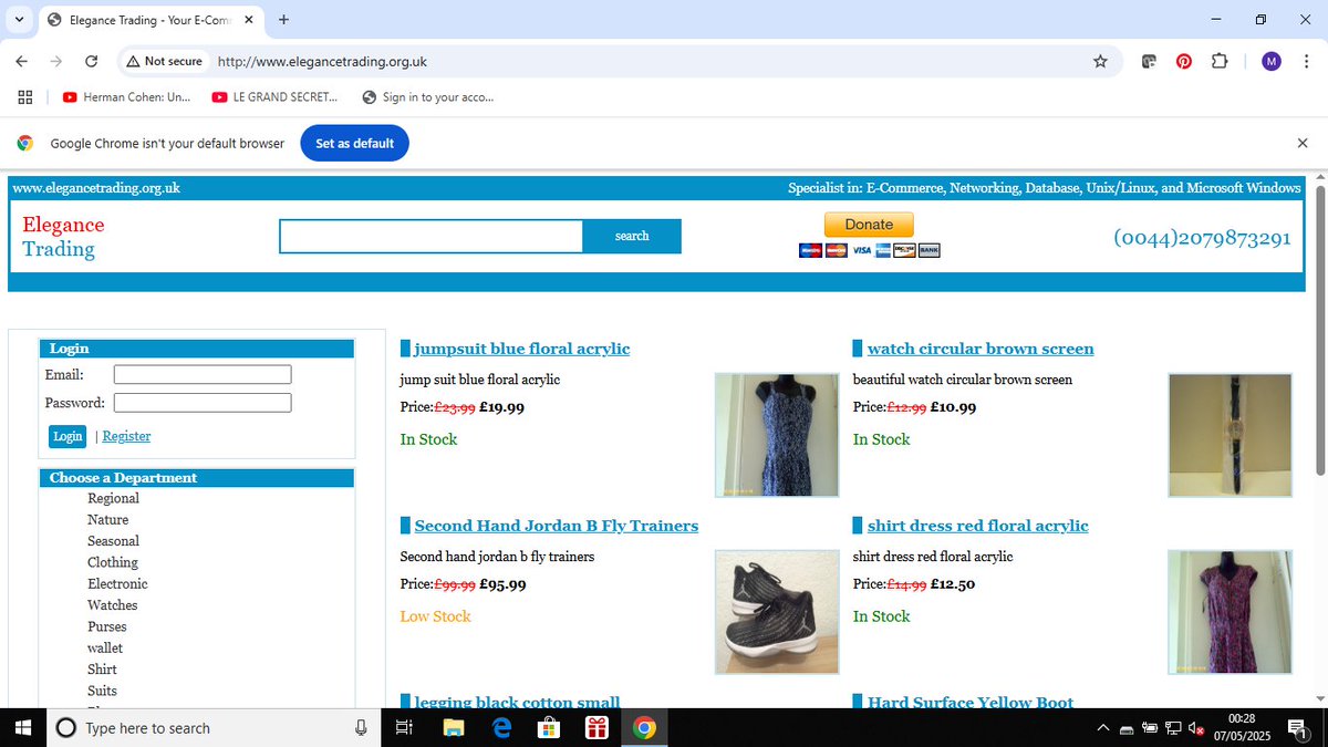 We help design, install, administer and troubleshoot computer networks for businesses and individuals.
elegancetrading.org.uk