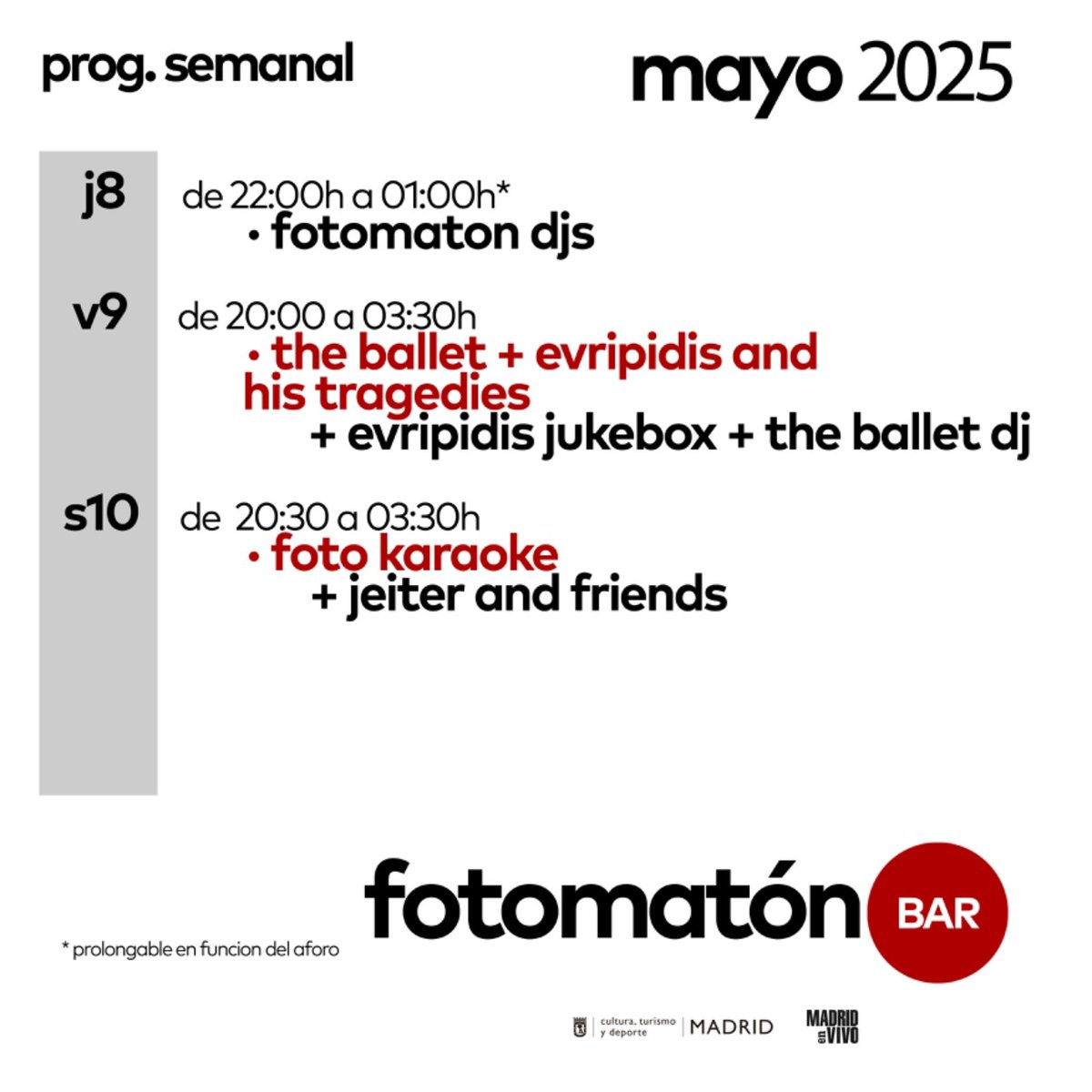 ¿No es rara esta semana, tan sosa, tan normal, en medio de tanto festivo, procesiones y verbenas?
Para aliviar inquietudes y temores os proponemos estos planes para el finde, todos con entrada libre a excepción del concierto del viernes que nos trae Málaga Popfest
🎟️ <a href="/Mutick_com/">Mutick</a>