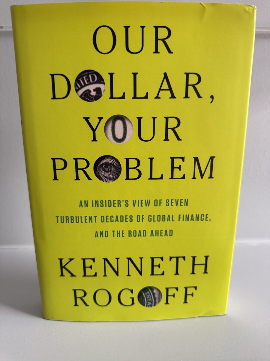 Thierry_Kame's tweet photo. @TheEconomist Congratulations Ken Rogoff @krogoff for this insightful and inspirational new BOOK : Our Dollar, Your Problem🔵
Thank you also to leveling-up monetary debate to the new frontier ✨
#KenRogoff #OurDollarYourProblem
https://t.co/8qoy4XFvGC https://t.co/ih0FGyTHwM