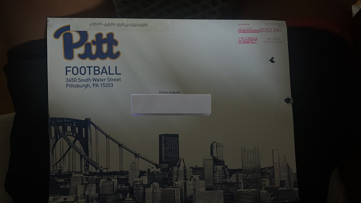 Thank you <a href="/Pitt_FB/">Pitt Football</a> for the mail! @PRZPAvic <a href="/PaFootballNews/">Pennsylvania Football News</a> <a href="/footballcoach79/">coachweider</a>