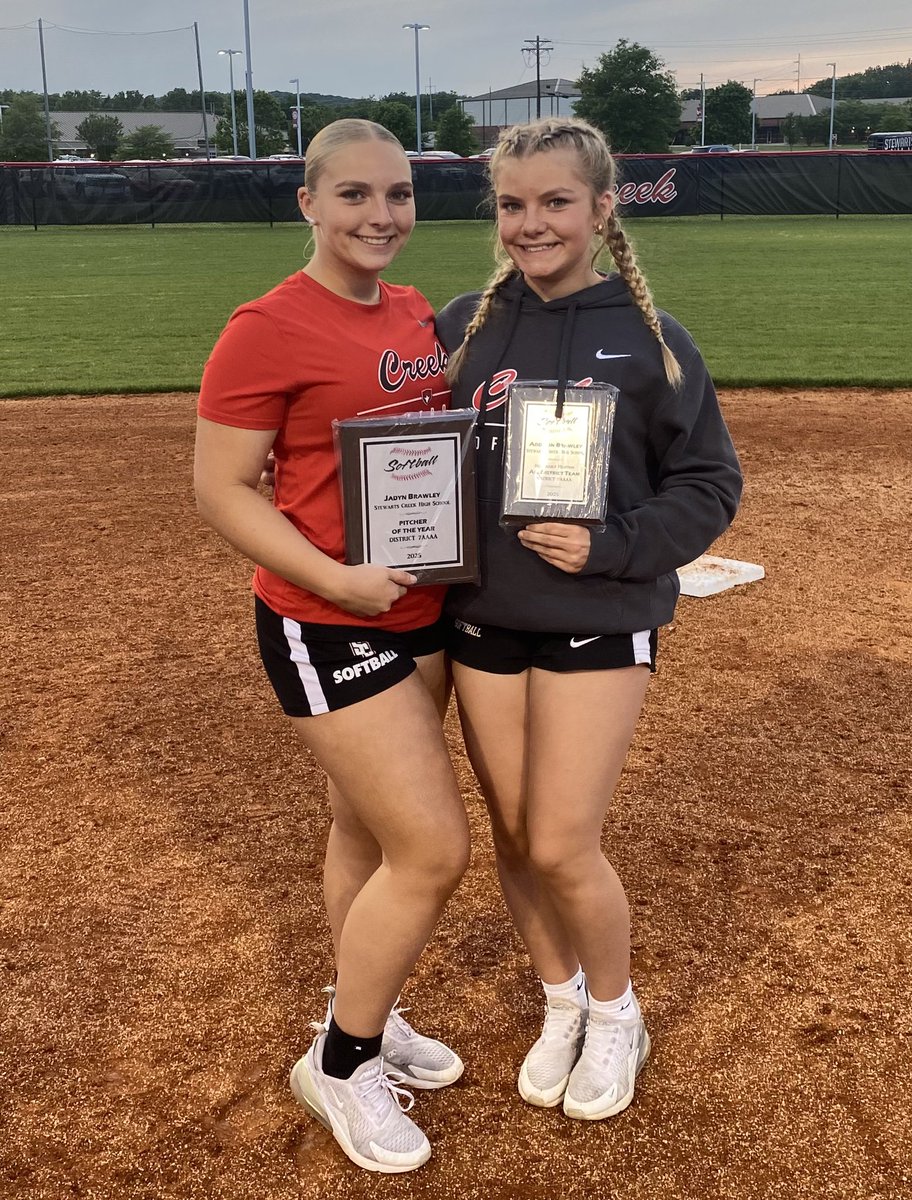 Ronnie Brawley (@ronniebrawley11) on Twitter photo MY BALLERS <a href="/Jadyn_Brawley/">Jadyn Brawley</a> <a href="/Addie_Brawley/">addison brawley</a> ❤️🔥💪 So Proud of my girls!! They both are having such a great season together. This TEAM is so fun to watch.
Both got some 7AAAA hardware tonight ❤️ Jadyn got PITCHER OF THE YEAR and Addison got HONORABLE MENTION ALL DISTRICT TEAM MY BALLERS <a href="/Jadyn_Brawley/">Jadyn Brawley</a> <a href="/Addie_Brawley/">addison brawley</a> ❤️🔥💪 So Proud of my girls!! They both are having such a great season together. This TEAM is so fun to watch.
Both got some 7AAAA hardware tonight ❤️ Jadyn got PITCHER OF THE YEAR and Addison got HONORABLE MENTION ALL DISTRICT TEAM