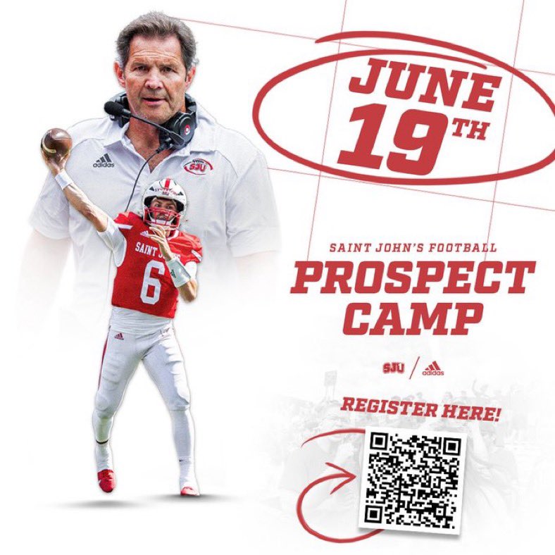 Thank you coach <a href="/Isaiah_Traufler/">Isaiah Traufler</a> for the camp invite! Excited to compete! #SJU