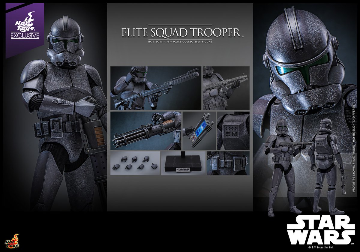 FLYGUY's tweet image. Hot Toys Star Wars: Bad Batch Elite Squad Trooper Sixth Scale Collectible Figure pre-order is live. Ltd Edition of 1500.

➡️ shrsl.com/4w5xi

#starwars #ad #starwarsthebadbatch