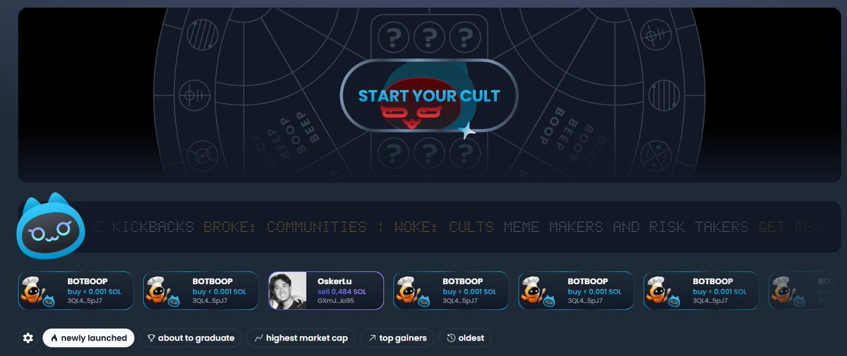 BotBoopdotfun's tweet image. We are live!

CA: 6iKT2KnCTpupPi5WJ1fg8Mps4PPZXWx9rAmPQWXboop

boop.fun/tokens/6iKT2Kn…