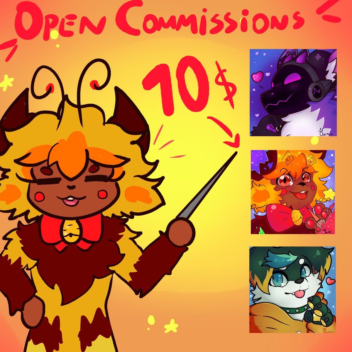 OaitoArt's tweet image. Open Commissions for Pfp 10$🌼