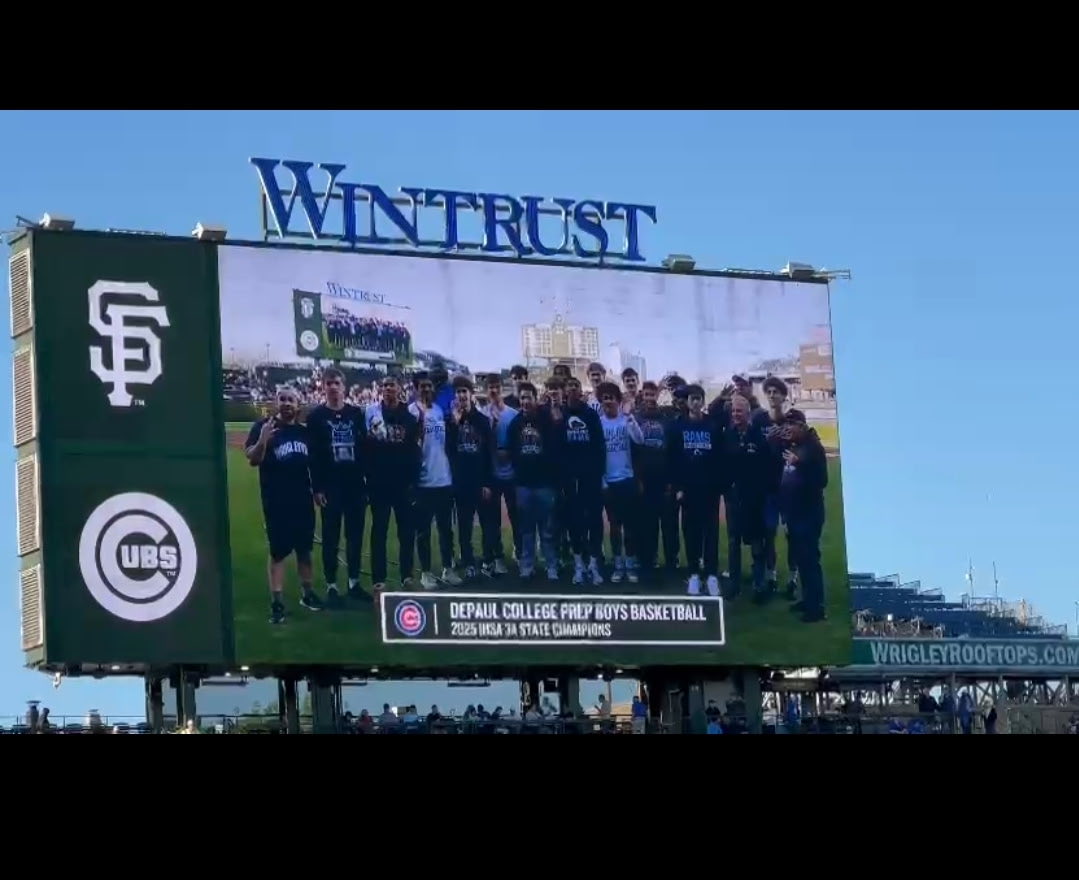 DePaul Prep MBB (@depaulprepmbb) on Twitter photo The Rams were recognized by โฆ<a href="/Cubs/">Chicago Cubs</a>โฉ tonight for their 3-peat State Championships. FAMO. Rams. โฆ<a href="/DePaulPrep/">DePaul College Prep</a>โฉ โฆ<a href="/DePaulPrepAD/">DePaul Prep Athletics</a>โฉ The Rams were recognized by โฆ<a href="/Cubs/">Chicago Cubs</a>โฉ tonight for their 3-peat State Championships. FAMO. Rams. โฆ<a href="/DePaulPrep/">DePaul College Prep</a>โฉ โฆ<a href="/DePaulPrepAD/">DePaul Prep Athletics</a>โฉ