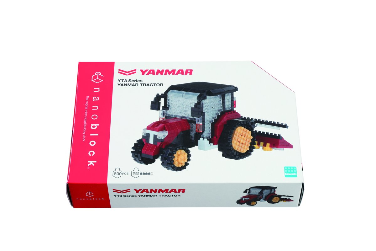 Yanmar_Marche's tweet photo. この度、ヤンマーマルシェ(株)と(株)カワダがコラボレーションを行い、ナノブロックでトラクターを制作しました😆細かいパーツも沢山ありますが、仕上がったときは達成感を覚えること間違いなしです👍ナノブロック好きな方、細かい作業が好きな方、トラクターが好きな方……🚜多くの人の心に響く自信作です‼️是非お買い求めください😁
https://t.co/Vh0QA3UBrt
#ヤンマー
#ナノブロック
#トラクター