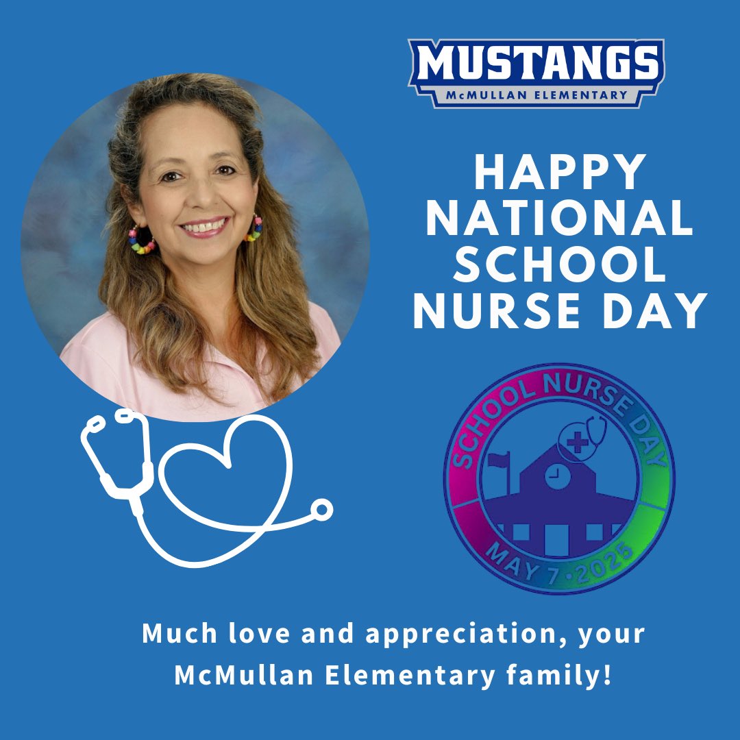 Nurse Ronnie plays an essential role at McMullan Elementary, promoting student health and safety while ensuring our students are ready to thrive academically. Join us in celebrating her dedication and compassion on this School Nurse Appreciation Day!
#teammcmullan
