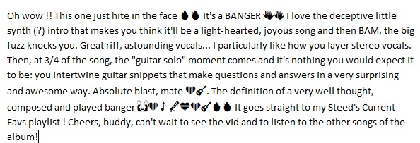 Thank you <a href="/STEED_Official/">STEED</a> for the great review on my new single "Ken Doll" 👱‍♂️🙏💛🎵