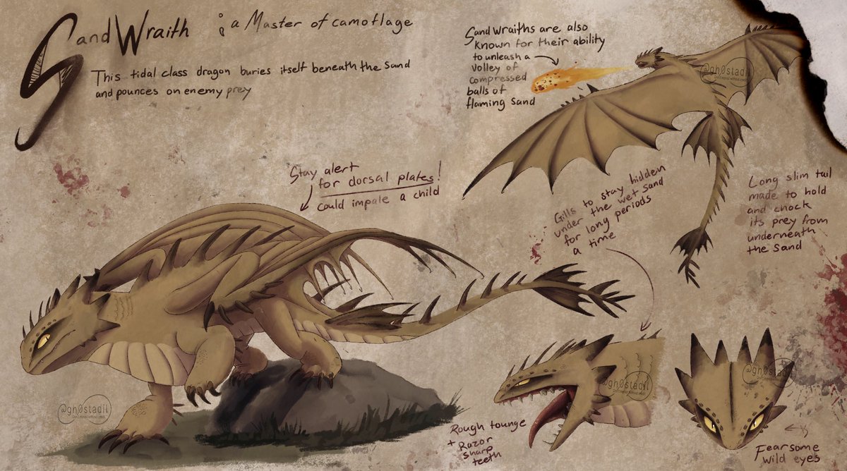 The Sand Wraith! (With some additions by me ;)) #httyd