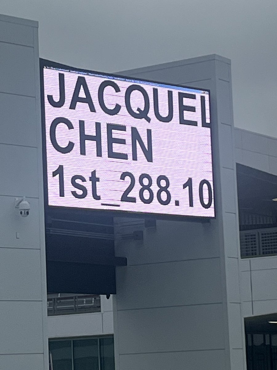 #1 qualifier out of CIFSS is Jacqueline Chen!! She’s a rock star going to the State meet in Fresno next week!