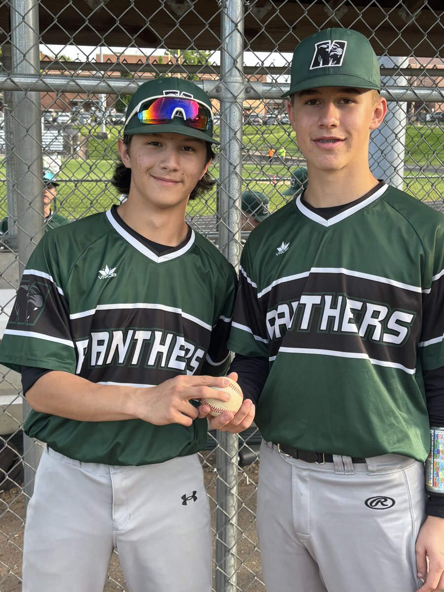 MHSVarBaseball's tweet image. Combined no hitter from freshman Ryan Maloney and Caleb Dix  vs Ritenour! 5 strong innings for Maloney, Dixie closed the door in the 6th, Panthers roll 13-0. #WeAreMehlville
