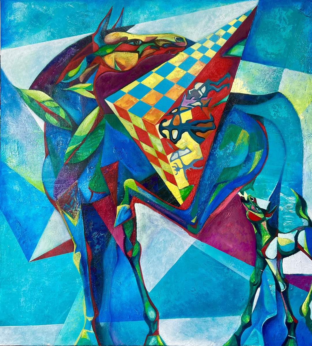 chadraaeurope's tweet image. Тэнгэрийн цаг_2025_зотон тос_110*100 см, Skytime-oil painting_2025

#sky #skytime #horse #bluepainting #bluehorse #trangle #Metaverse #nft #art #painting #forsale #gallery #artmagazine #artsale