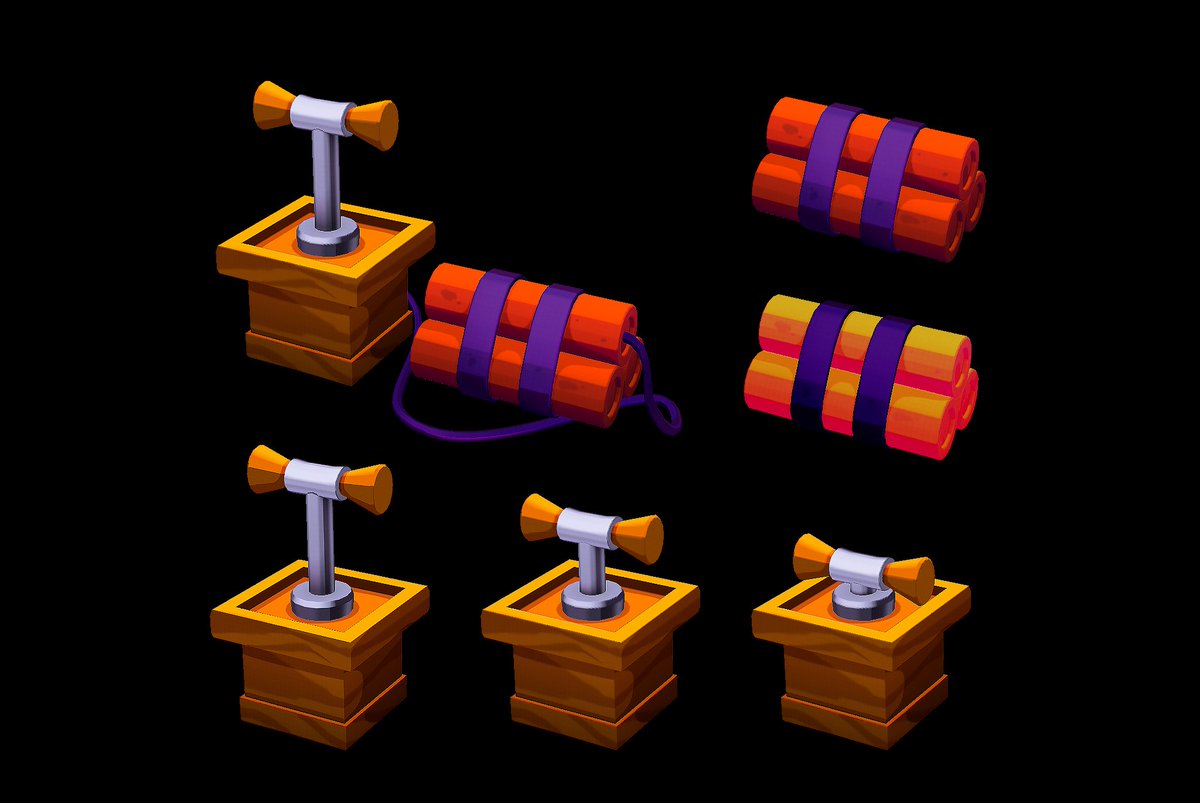 ✨ Sadé Collins ✨ (@sc_squiggles) on Twitter photo Consider this a "warm-up" to something explosive I plan to do later. Stay tune.
Made with <a href="/Valence3D/">Valence 3D</a> and Maya.
Textured with Substance Painter
#gameart #stylizedart
🧨🧨🧨 Consider this a "warm-up" to something explosive I plan to do later. Stay tune.
Made with <a href="/Valence3D/">Valence 3D</a> and Maya.
Textured with Substance Painter
#gameart #stylizedart
🧨🧨🧨