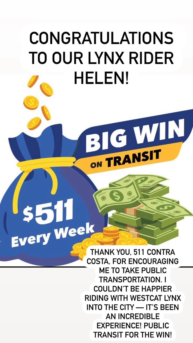 Congratulations to our Lynx rider Helen! She had a Big Win on Transit this week.
