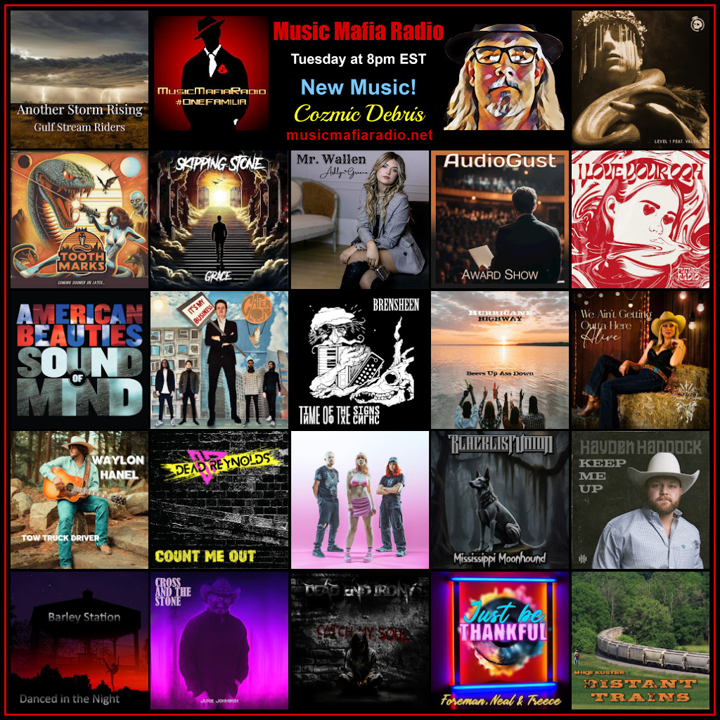 Music Mafia Radio (@musicmafiaradio) on Twitter photo Coz is LIVE! #OnAirNow with new songs <a href="/RidersGulf/">Gulf Stream Riders</a> <a href="/engagementmusic/">The Engagement</a> <a href="/toothmarksmusic/">TOOTH MARKS</a> <a href="/SkippingStoneKY/">Skipping Stone</a> #AshlynGreene @AudioGust #FutureRadio <a href="/ABeauties/">American Beauties</a> <a href="/CaperClowns/">Caper Clowns</a> #Brensheen <a href="/HurricaneHighwy/">Hurricane Highway</a> <a href="/sarahrichessong/">Sarah Riches Music</a> <a href="/Waylon_Hanel/">Waylon Hanel</a> <a href="/dead_reynolds/">Dead Reynolds</a> <a href="/EvilleBand/">Eville</a> <a href="/BlacklistUnion2/">Blacklist Union</a> Coz is LIVE! #OnAirNow with new songs <a href="/RidersGulf/">Gulf Stream Riders</a> <a href="/engagementmusic/">The Engagement</a> <a href="/toothmarksmusic/">TOOTH MARKS</a> <a href="/SkippingStoneKY/">Skipping Stone</a> #AshlynGreene @AudioGust #FutureRadio <a href="/ABeauties/">American Beauties</a> <a href="/CaperClowns/">Caper Clowns</a> #Brensheen <a href="/HurricaneHighwy/">Hurricane Highway</a> <a href="/sarahrichessong/">Sarah Riches Music</a> <a href="/Waylon_Hanel/">Waylon Hanel</a> <a href="/dead_reynolds/">Dead Reynolds</a> <a href="/EvilleBand/">Eville</a> <a href="/BlacklistUnion2/">Blacklist Union</a>