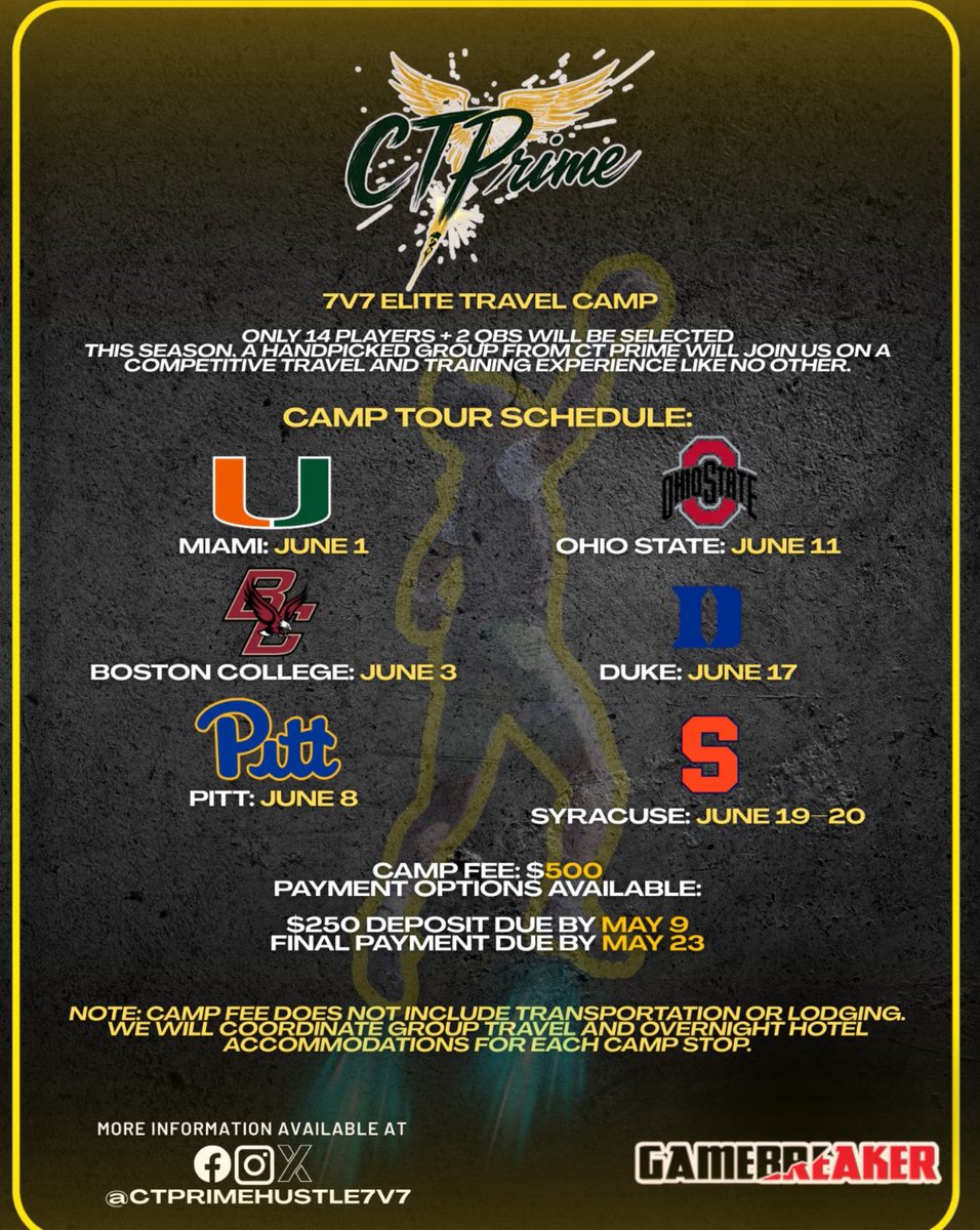 ArmaniReid1's tweet image. Ready 2 show out!! @LarryDixon7v7 @CTPrime7v7 @CuseFootball @Pitt_FB @CoachZohn @Kb1Raw @Kevin_Beard9 @CoachDawson_UM @CoachJordan82 @brianhartline @Coach_JDiBiaso @coachbrewha @AdamCalt @coachdwyatt @_CoachBR @CoachJjLaster @M_White03 @DeonMaddoxSU1 @CoachWilsonO @parkerwereb8